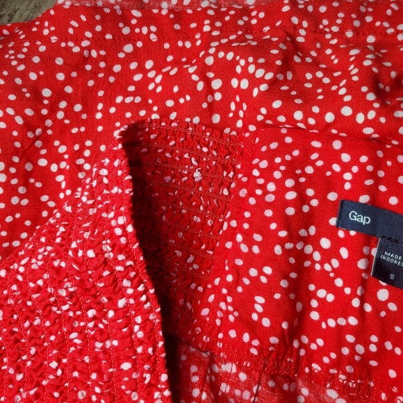 Gap Red Polka Dot Mini Skirt Women's Size Small 100% Rayon NWOT - Picture 4 of 13